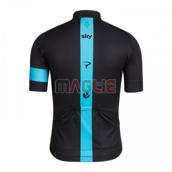 Maglia Sky manica corta 2016 nero e blu